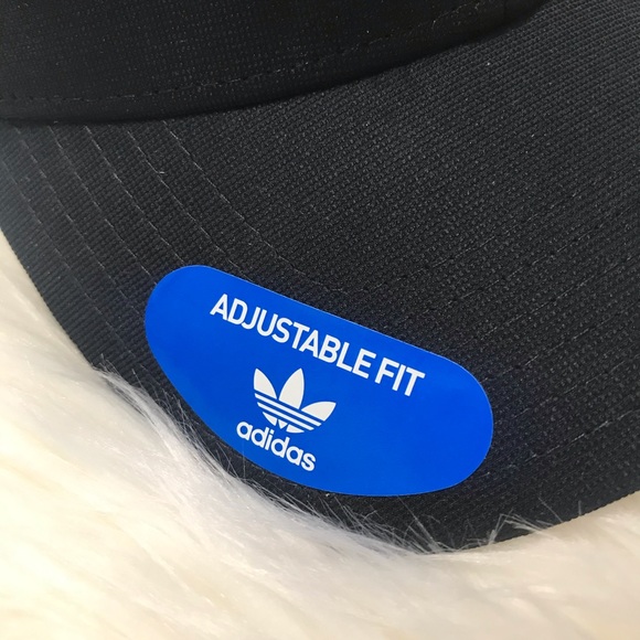 {Adidas} Black + Gold Logo Hat - Picture 3 of 8